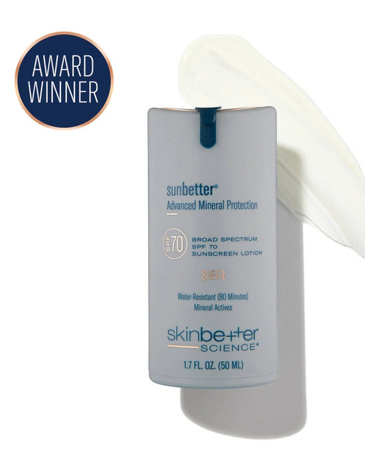 sunbetter SHEER SPF 70 Sunscreen Lotion